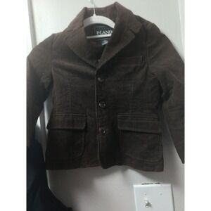 Eland Kids Sz 5 Brown Corduroy Blazer Button Down